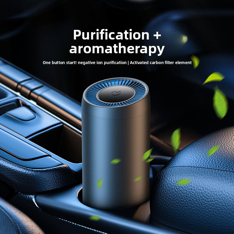 USB Car Air Purifier with Negative Ion Technology ? Compact Design