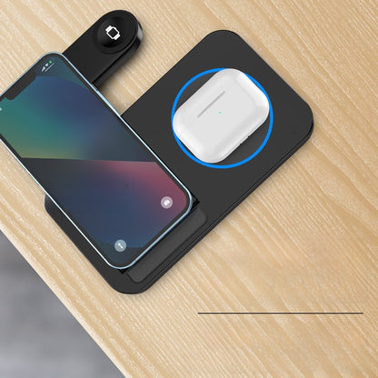 Foldable 4-in-1 Wireless Charger ? Fast Charging for Phone, Watch & More
