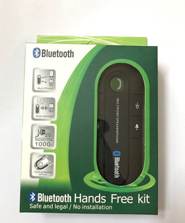 Bluetooth Handsfree Car Kit with Noise Cancellation ? Magnetic Visor Mount